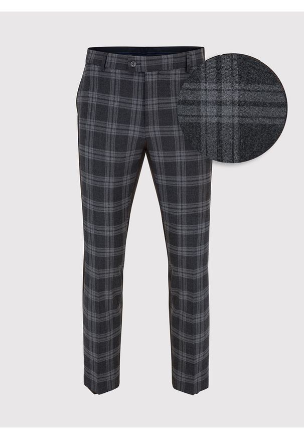 Pako Lorente - PAKO LORENTE – Spodnie garniturowe P22WF-6G-002-S-S. Materiał: poliester, wiskoza, elastan