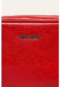 Pepe Jeans - Torebka Moira. Kolor: czerwony. Rodzaj torebki: na ramię #5