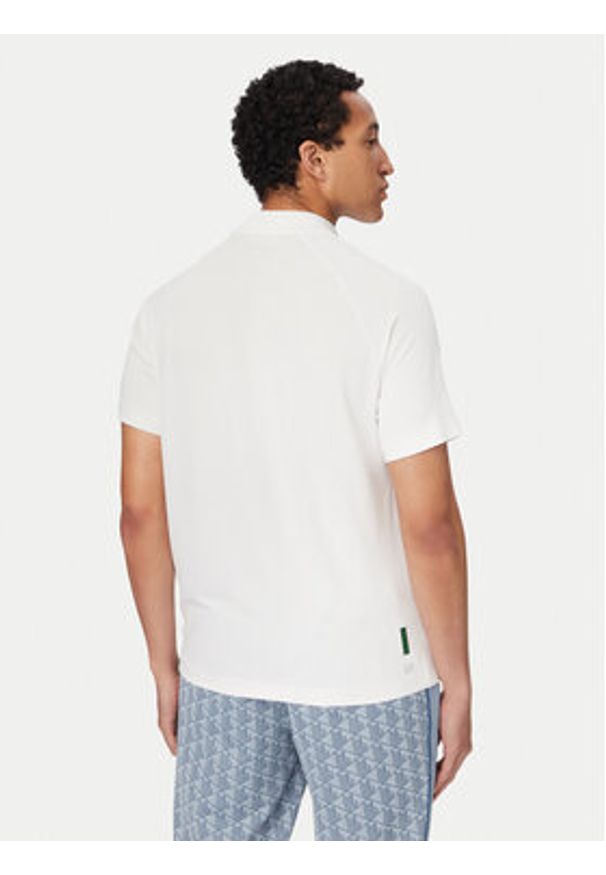 Lacoste Polo DH0159 Biały Regular Fit. Typ kołnierza: polo. Kolor: biały. Materiał: syntetyk
