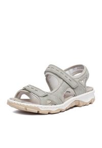 Rieker Sandały CEO-68866-40 Szary. Kolor: szary. Materiał: skóra #2