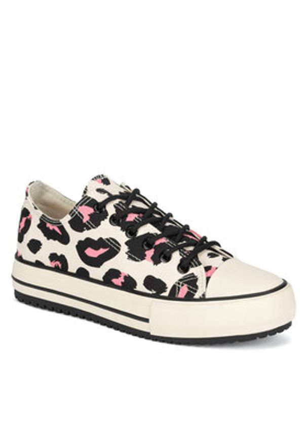 Jenny Fairy Trampki WFA3011-1 Beżowy. Kolor: beżowy. Materiał: materiał