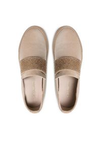 Clara Barson Półbuty WS2296-05 Beżowy. Kolor: beżowy. Materiał: materiał