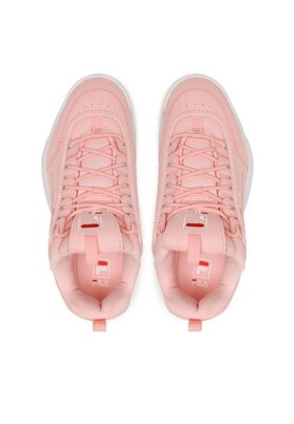 Fila Sneakersy Disruptor Teens FFT0029.40035 Koralowy. Kolor: pomarańczowy. Materiał: skóra