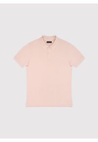 Pako Lorente - PAKO LORENTE – T-shirt polo w kolorze różowym. Okazja: na co dzień. Typ kołnierza: polo. Kolor: szary, różowy, biały. Materiał: bawełna. Styl: casual #10