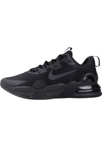 Buty treningowe męskie Nike Air Max Alpha Trainer 5. Zapięcie: sznurówki. Kolor: czarny, wielokolorowy. Materiał: guma, syntetyk, tkanina, materiał. Szerokość cholewki: normalna. Model: Nike Air Max. Sport: bieganie