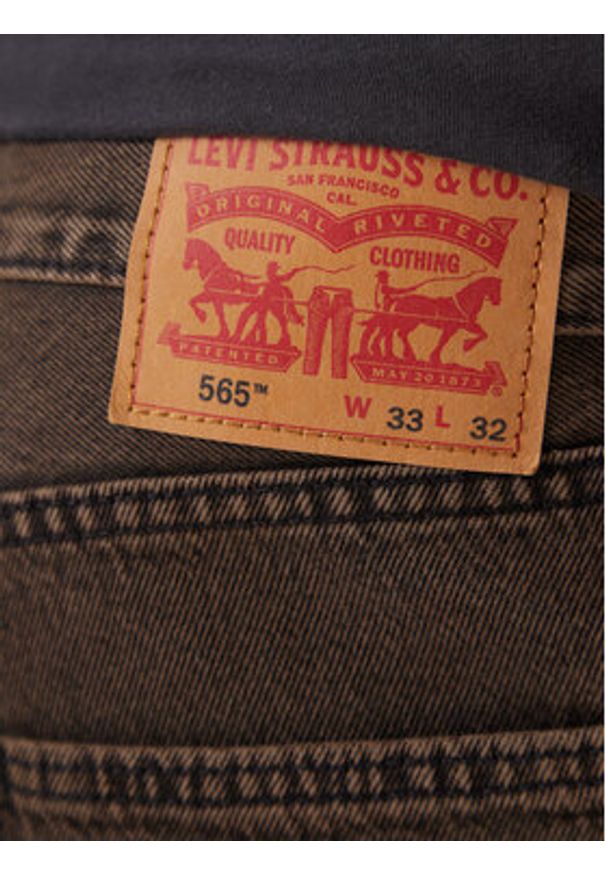 Levi's® Jeansy 565™ A7221-0036 Brązowy Loose Fit. Kolor: brązowy