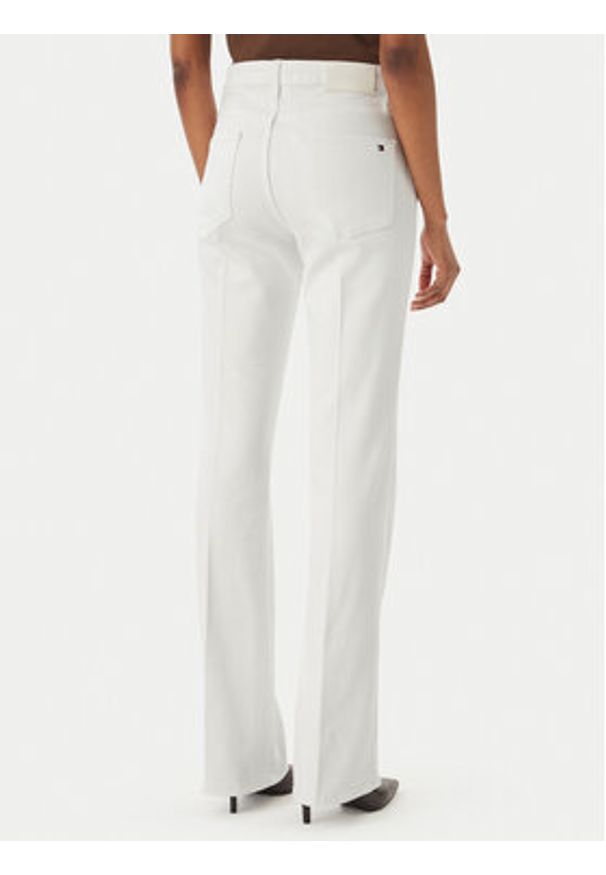 TOMMY HILFIGER - Tommy Hilfiger Jeansy WW0WW48580 Biały Bootcut Fit. Kolor: biały