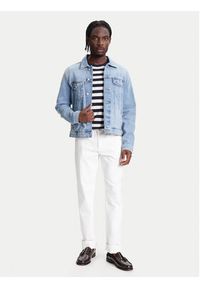 Tommy Jeans Kurtka jeansowa Ryan DM0DM21916 Niebieski Regular Fit. Kolor: niebieski. Materiał: bawełna