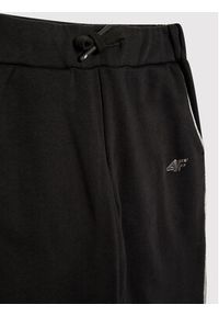 4f - 4F Spodnie dresowe HJZ21-JSPDD002 Czarny Regular Fit. Kolor: czarny. Materiał: syntetyk