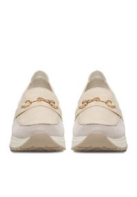 Rieker Półbuty N7455-60 Beżowy. Kolor: beżowy. Materiał: materiał #6