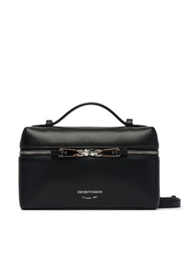 Emporio Armani Torebka EW004564 AF19229 UC001 Czarny. Kolor: czarny. Materiał: skórzane