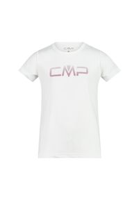 Koszulka dla dziewczynki CMP. Kolor: biały. Sport: turystyka piesza #1