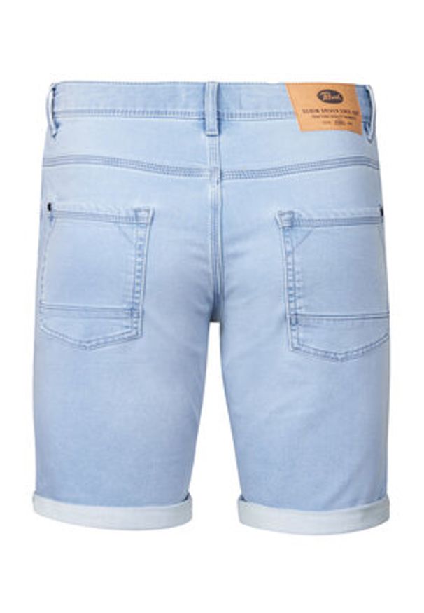 Petrol Industries Szorty jeansowe M-ROS-SHO001 Niebieski Slim Fit. Kolor: niebieski. Materiał: bawełna