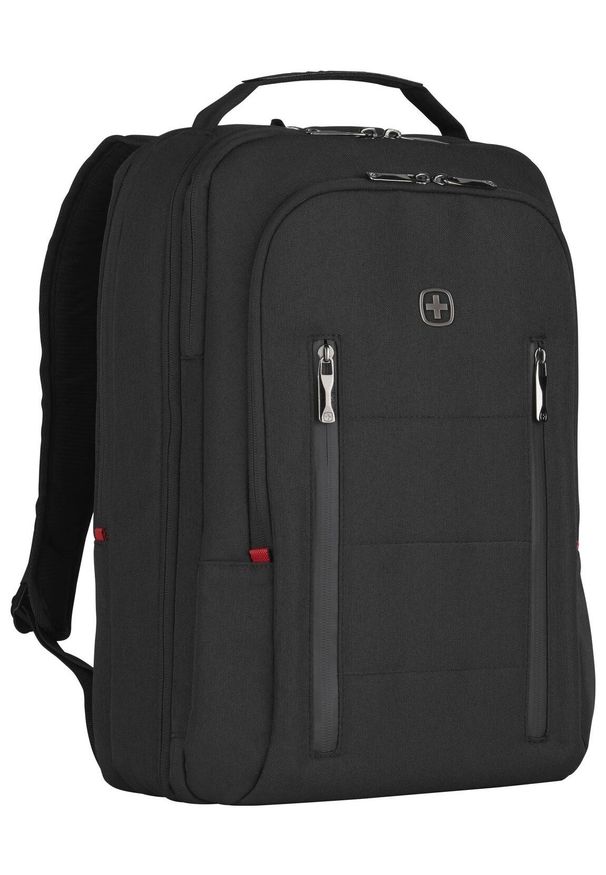 Wenger City Traveler 16'' czarny. Kolor: czarny. Materiał: mesh. Styl: elegancki