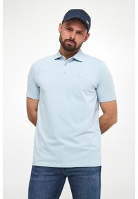 Karl Lagerfeld - Polo męskie z logo KARL LAGERFELD. Typ kołnierza: polo