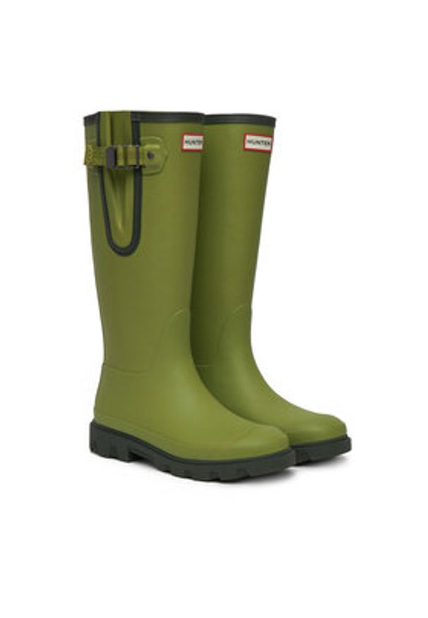 Hunter Kalosze HFRW0003251 Zielony. Kolor: zielony. Materiał: materiał