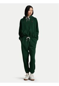 Polo Ralph Lauren Bluza 211971698005 Zielony Relaxed Fit. Typ kołnierza: polo. Kolor: zielony. Materiał: bawełna #5