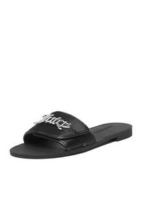 Juicy Couture Klapki CEO-123456 Czarny. Kolor: czarny. Materiał: materiał #6