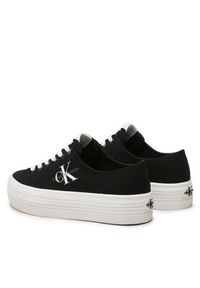 Calvin Klein Jeans Tenisówki Vulc Flatform Essential Mono YW0YW01030 Czarny. Kolor: czarny. Materiał: materiał #6
