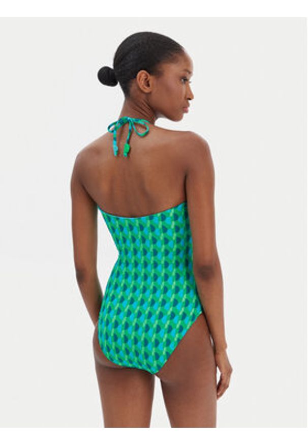 Seafolly Strój kąpielowy Sorrento 11124-277 Zielony. Kolor: zielony. Materiał: syntetyk