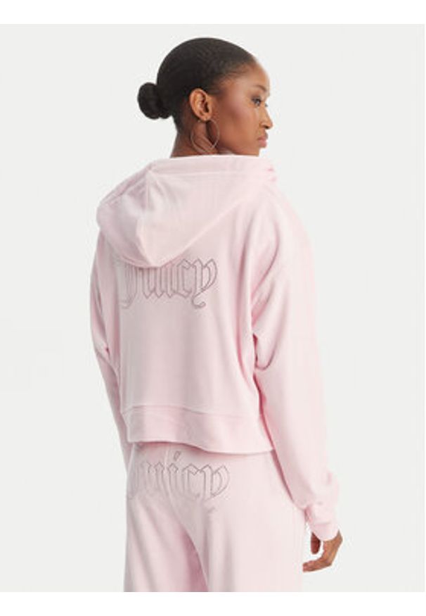 Juicy Couture Bluza Iccle JCWAS126304 Różowy Oversize. Kolor: różowy. Materiał: syntetyk
