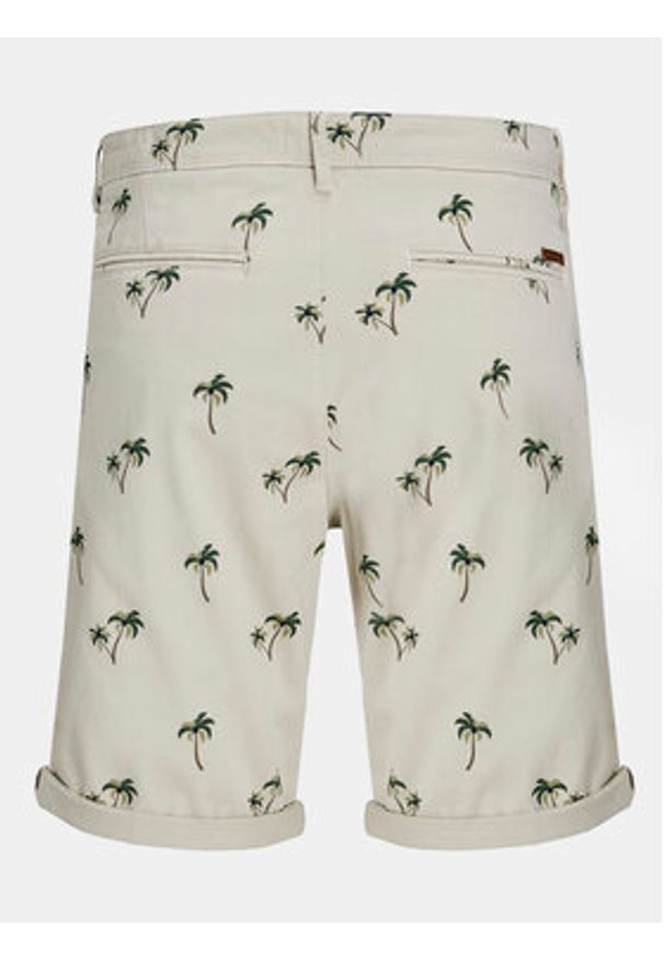 Jack & Jones Szorty materiałowe Bowie 12230336 Beżowy Regular Fit. Kolor: beżowy. Materiał: bawełna