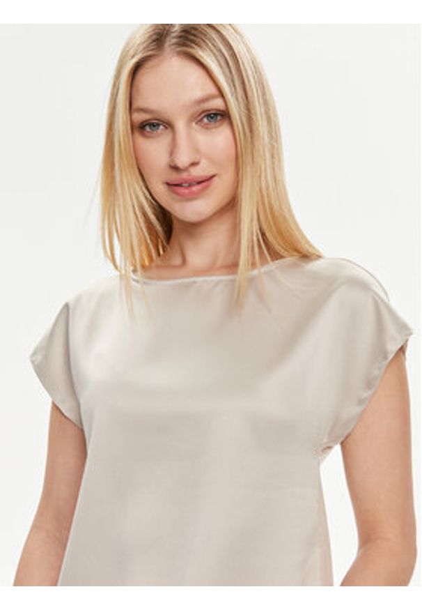 Vero Moda Bluzka Merle 10305151 Écru Regular Fit. Materiał: syntetyk