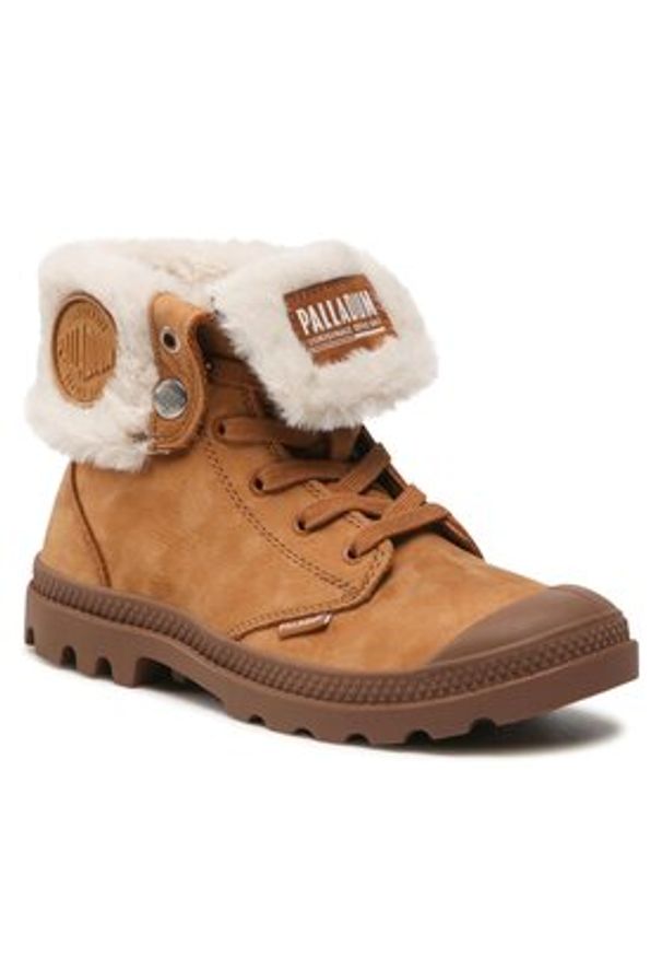 Palladium Trapery Baggy Nbk Wl 97962-237-M Brązowy. Kolor: brązowy. Materiał: nubuk, skóra