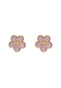 Tory Burch Kolczyki Mop Stud Earrings 157351 Różowy. Materiał: metalowe. Kolor: różowy #1