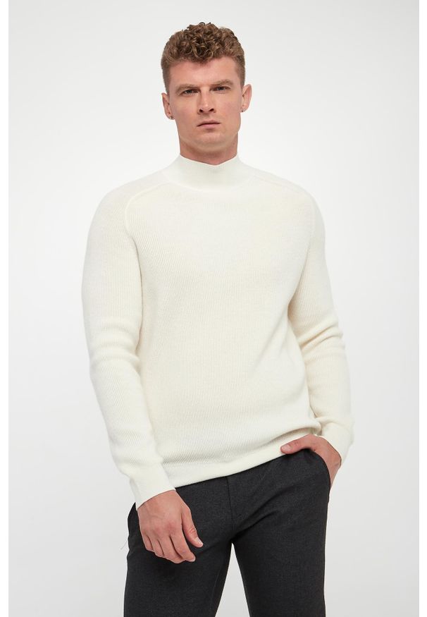 Liu Jo - Sweter męski kaszmirowy LIU JO. Materiał: kaszmir