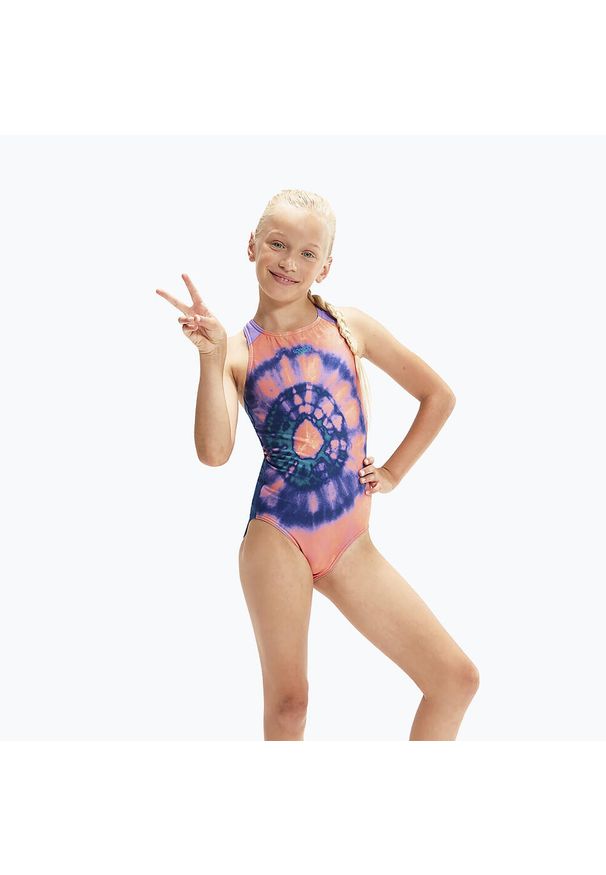Strój kąpielowy dla dzieci Speedo Digital Plmt. Kolor: wielokolorowy, niebieski, różowy