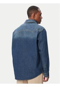 Hugo - HUGO Koszula jeansowa Ebant 50565401 Niebieski Oversize. Kolor: niebieski. Materiał: jeans #4