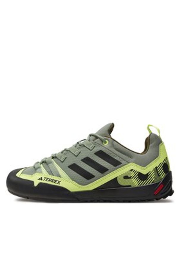 Adidas - adidas Trekkingi Terrex Swift Solo 2.0 Hiking IE8052 Zielony. Kolor: zielony. Materiał: skóra. Model: Adidas Terrex. Sport: turystyka piesza