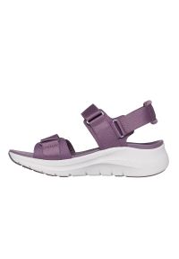 skechers - Sandały Skechers Model Arch Fit 2.0 Kolor Fioletowy. Kolor: fioletowy. Materiał: tkanina