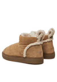 Inuikii Śniegowce Shearling Slipin 75202-010 Beżowy. Kolor: beżowy. Materiał: skóra, zamsz #6