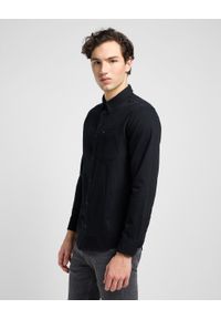 Lee - MESKA KOSZULA LEE BUTTON DOWN BLACK 112330674. Typ kołnierza: button down #2