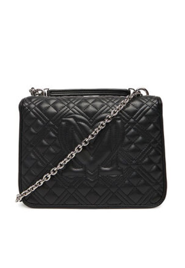 Love Moschino - LOVE MOSCHINO Torebka JC4000PP1NLA000B Czarny. Kolor: czarny. Materiał: skórzane
