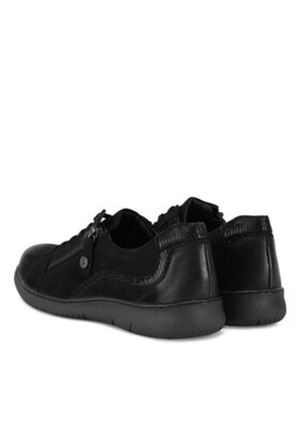 Go Soft Półbuty WI23-TIARA-03 Czarny. Kolor: czarny. Materiał: nubuk, skóra