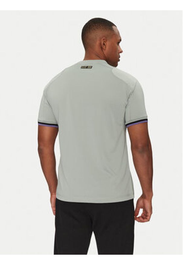 EA7 Emporio Armani Koszulka techniczna 7M000256 AF13537 U9024 Zielony Regular Fit. Kolor: zielony. Materiał: syntetyk