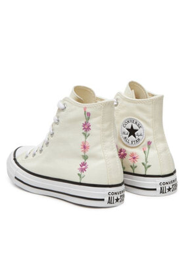Converse Trampki Chuck Taylor All Star Florals A11774C Écru. Materiał: materiał