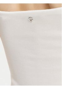Guess Top W5GR47 Z3MN2 Biały Regular Fit. Kolor: biały. Materiał: syntetyk