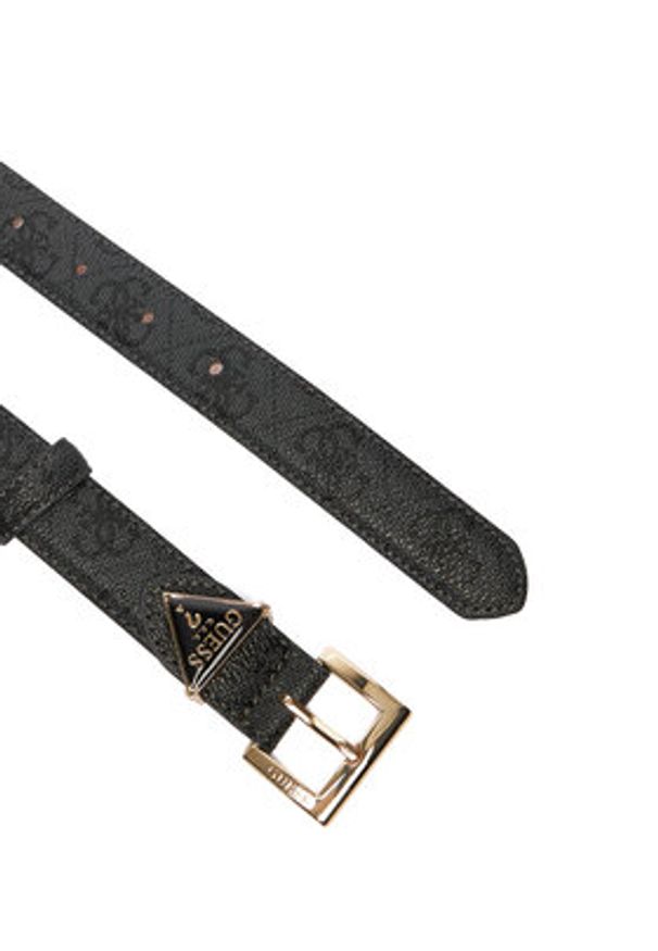 Guess Pasek Damski BW9291 P5425 Szary. Kolor: szary. Materiał: skóra