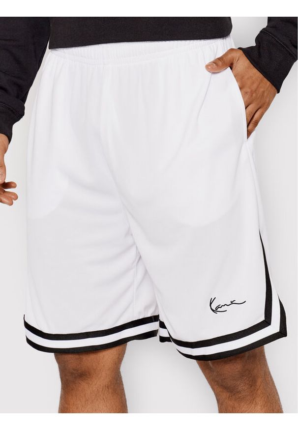 Karl Kani Szorty sportowe Signature 6014433 Biały Regular Fit. Kolor: biały. Materiał: syntetyk. Styl: sportowy