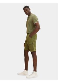 Tom Tailor Szorty materiałowe 1031446 Zielony Regular Fit. Kolor: zielony. Materiał: bawełna #6