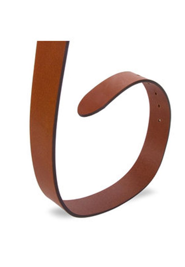 TOMMY HILFIGER - Tommy Hilfiger Pasek Damski New Danny Belt WW0WW11590 Brązowy. Kolor: brązowy. Materiał: skóra