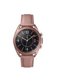 Smartwatch SAMSUNG Galaxy Watch 3 SM-R850N 41mm Miedziany. Rodzaj zegarka: smartwatch. Kolor: brązowy. Materiał: skóra. Styl: elegancki #7