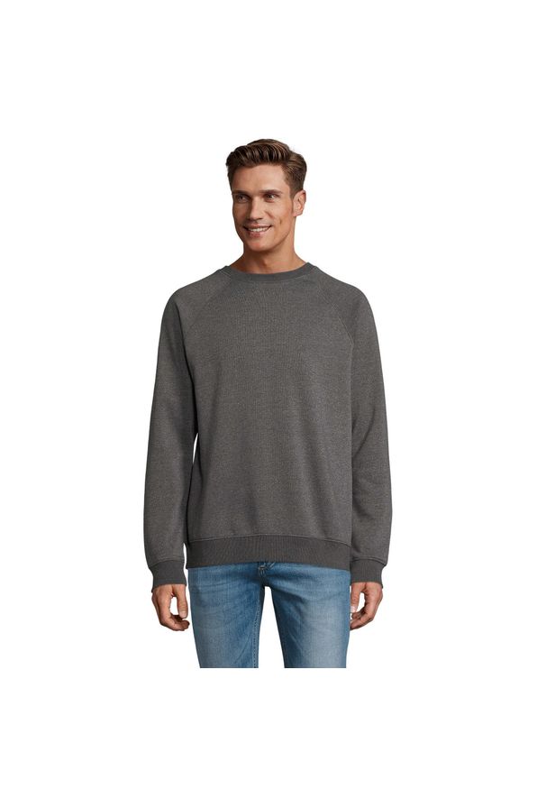 SOL'S - Bluza Unisex Space Melange Dla Dorosłych. Kolor: szary, wielokolorowy, brązowy