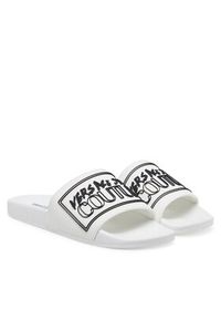Versace Jeans Couture Klapki 78YA3SQ3 Biały. Kolor: biały