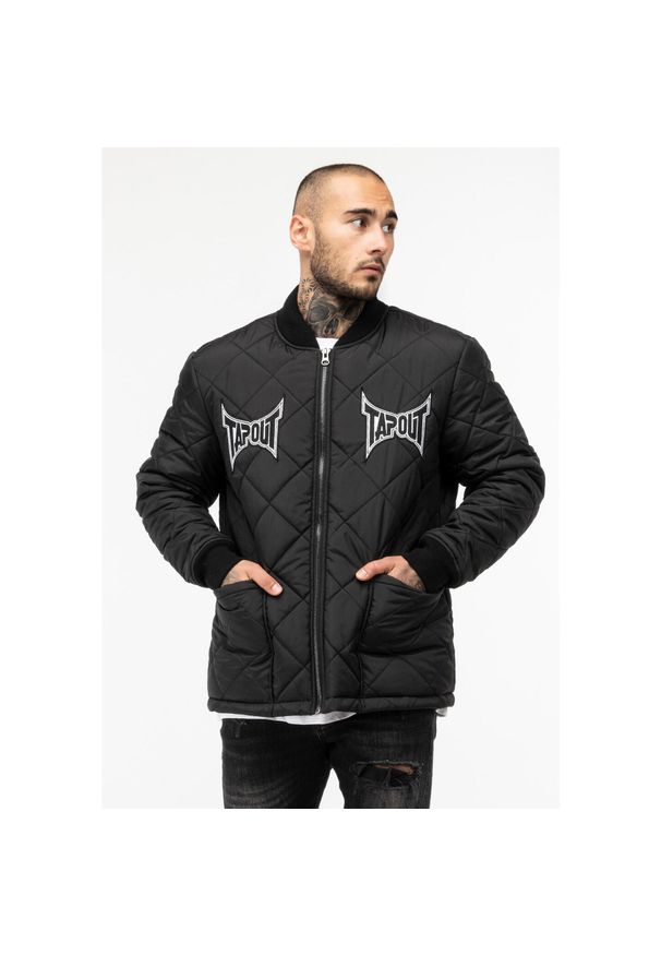 TAPOUT - Kurtka regular fit Tapout Punkass. Kolor: czarny, biały, wielokolorowy. Sport: turystyka piesza