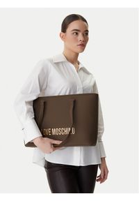 Love Moschino - LOVE MOSCHINO Torebka JC4190PP1OKD0203 Brązowy. Kolor: brązowy. Materiał: skórzane #1